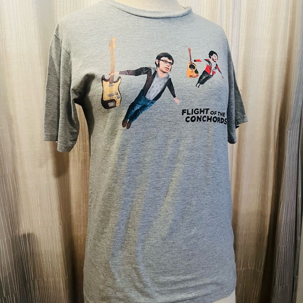 Flight of the Conchords T Tee Shirt - Grey
